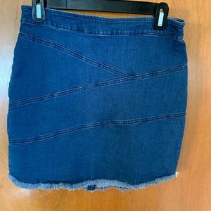BCBGENERATION denim mini skirt